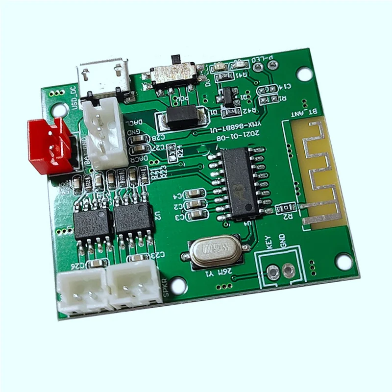 Беспроводной модуль усилителя мощности BT5.2 TWS, модуль Pcba 2x5W, плата аудиоплеера