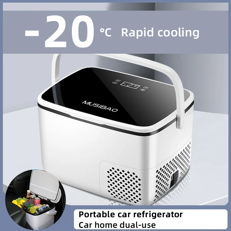 Car Refrigerator Mini Refrigerator 12V 24V 220V Electric Freezer Portable Cooler for Camping