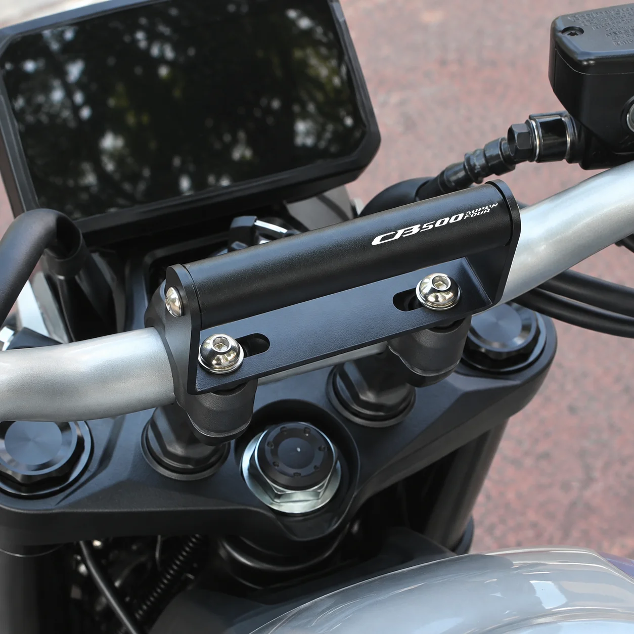 For Honda CB400 CB500 Super Four 2026- Handlebar Crossbar Multifunctional Phone GPS Navigation Mount Bracket Accessories