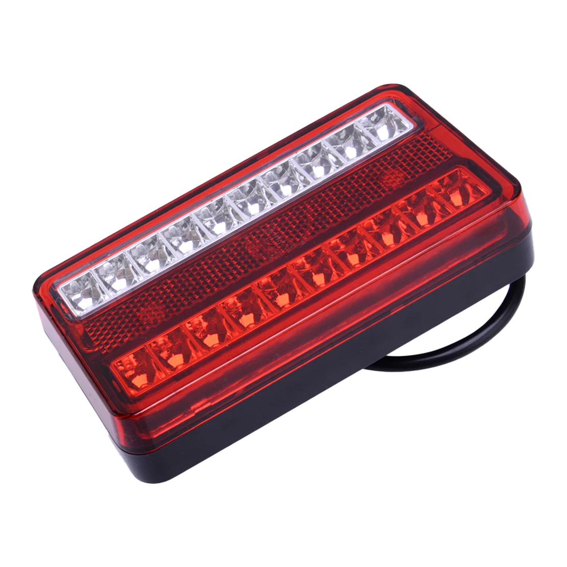 2pcs 20LED Universal Trailer UTE Truck Caravan Camper Bus Taillight Brake Light Rear Lamp Indicator 12V