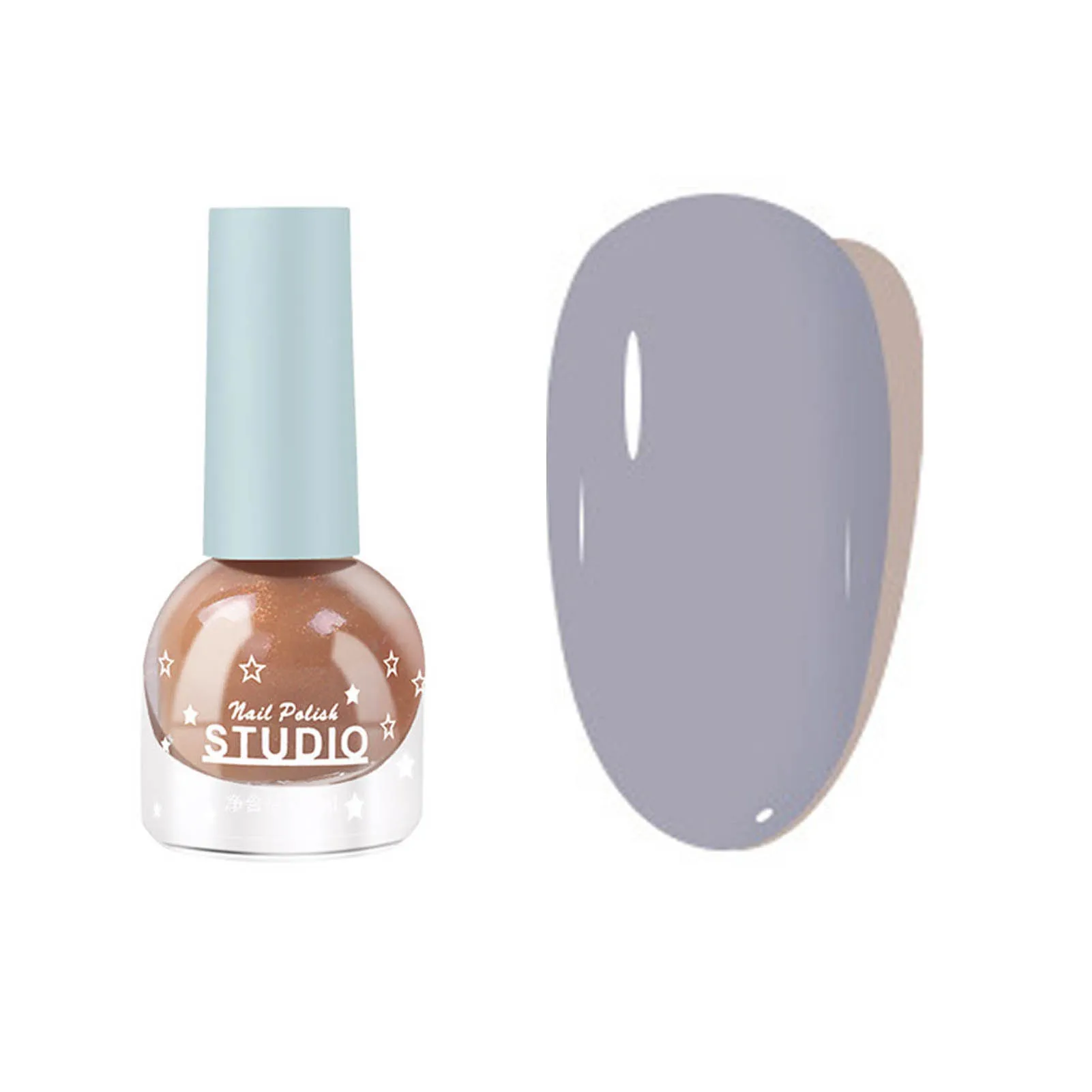 Esmalte de uñas fácil y extraíble de Color sólido, esmalte de uñas de larga duración y secado rápido para manicura y pedicura DIY