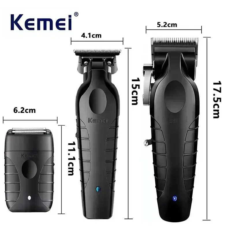 Kemei KM-2296 KM-2299 KM-T95 Professionelles Haarschneidemaschinen-Set oder Klingenrasierer, männliche Haarschneidemaschine, Trimmermaschine für Herren – Detail 15
