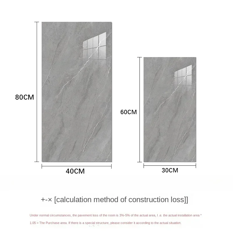 Wallpaper self-adhesive waterproof and moisture-proof bathroom  background wall decoration imitation ceramic tile sticker