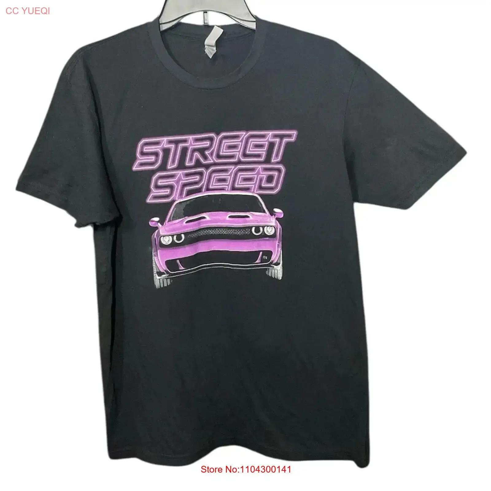 Vintage Classic Car Street Speed  Crew T Shirt Next Level Apparel L vintage Washed Casual Soft designer clothes