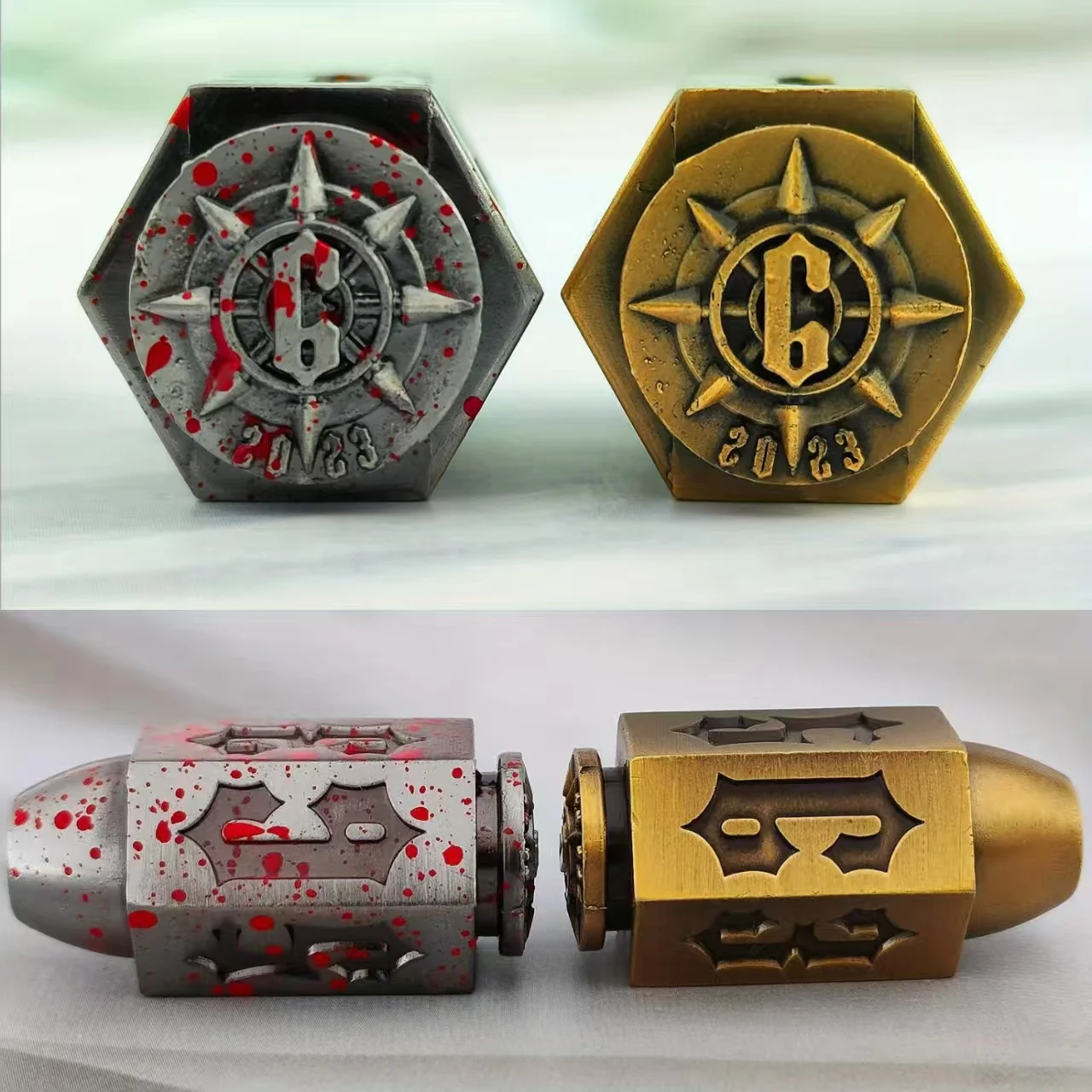 Metal Dices D6 Bullet Dice Set DND for Dungeons and Dragons Polyhedron Table Game Dice Role Playing Dices Cube D6 for DND Gifts