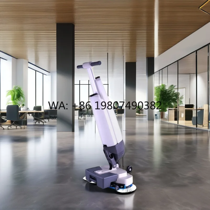 Professional Walk-Behind Floor Scrubber Fast Floor Cleaning Machine for Home Office Industrial Cleaning Use