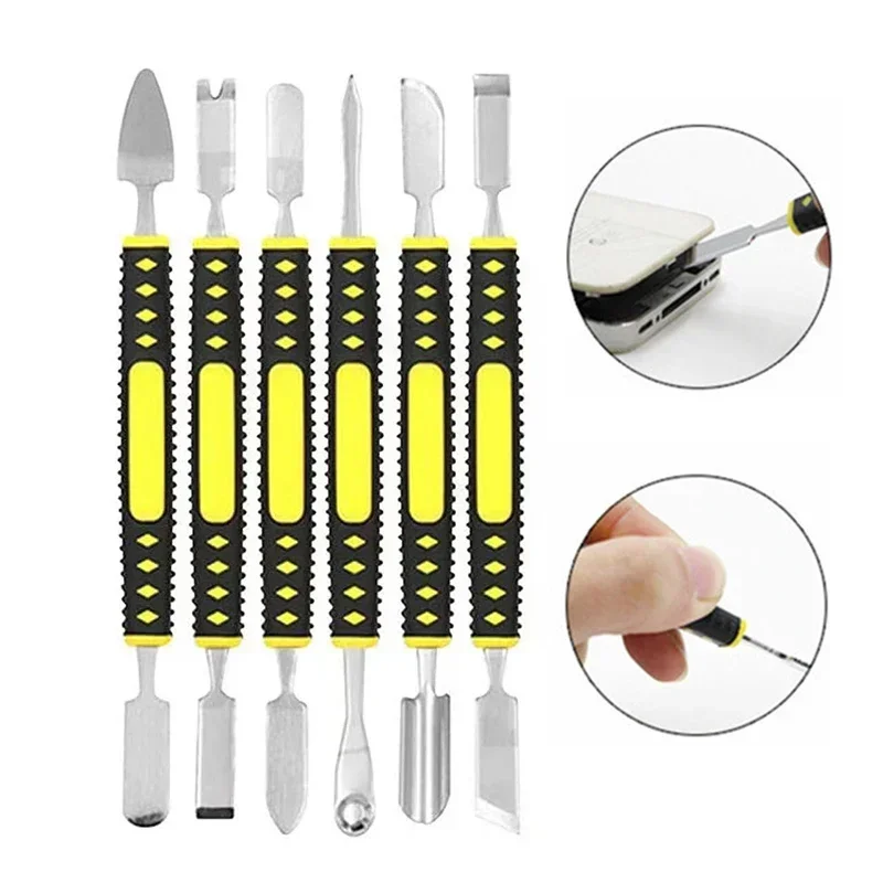 Universal Mobile Phone Repair Opening Tool Dual Head Metal Crowbar Pry Spudger Phone Notebook Laptop Electronic Screen Repair