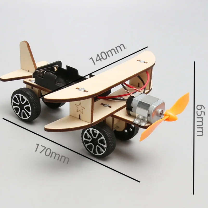 STEAM Technology Maker Electric Scooter DIY Handmade Albatross Plane Model Experimental Materials Student Educational Puzzle Toy