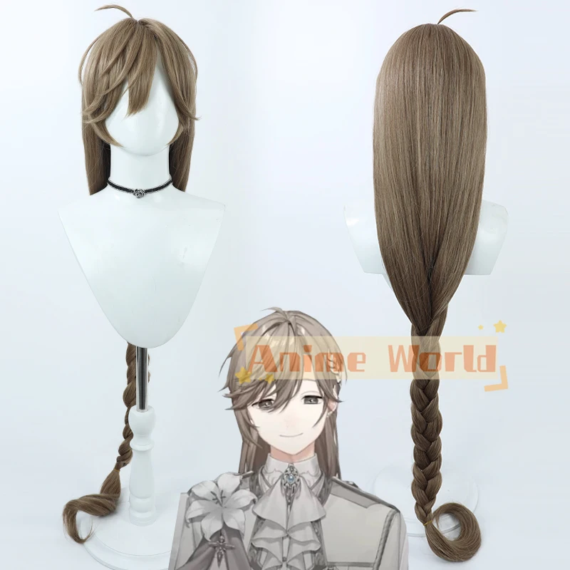 

VTuber kanakana Cosplay Wig 120CM Long Braids Kanae knkn Bun NIJISANJI Heat Resistant Synthetic Hair Long 120cm Braids Version