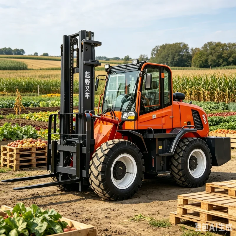 Farming Africa - Forklift Listrik Off Road Berkapasitas Angkat