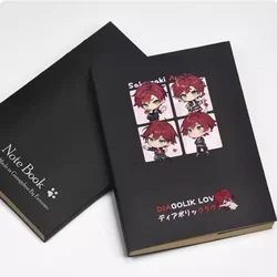 子供のためのアニメ日記、サカヤト、ディアボラik愛好家、学校のノートブック、紙のアジェンダ、スケジュールプランナー、スケッチブック、ギフト、2222