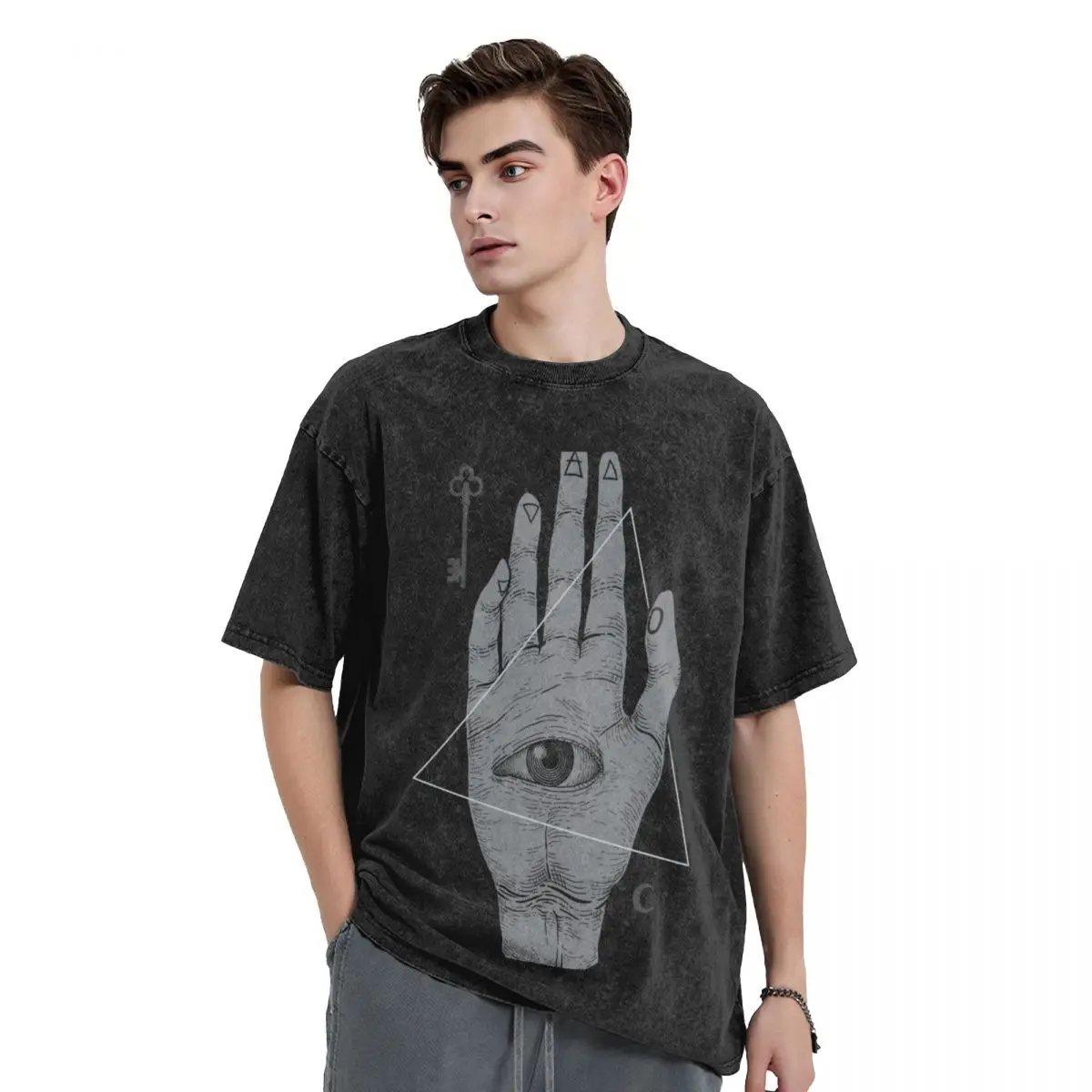 Witch Hand T-Shirt baggy shirts graphic shirts plain hippie clothes shirts men graphic
