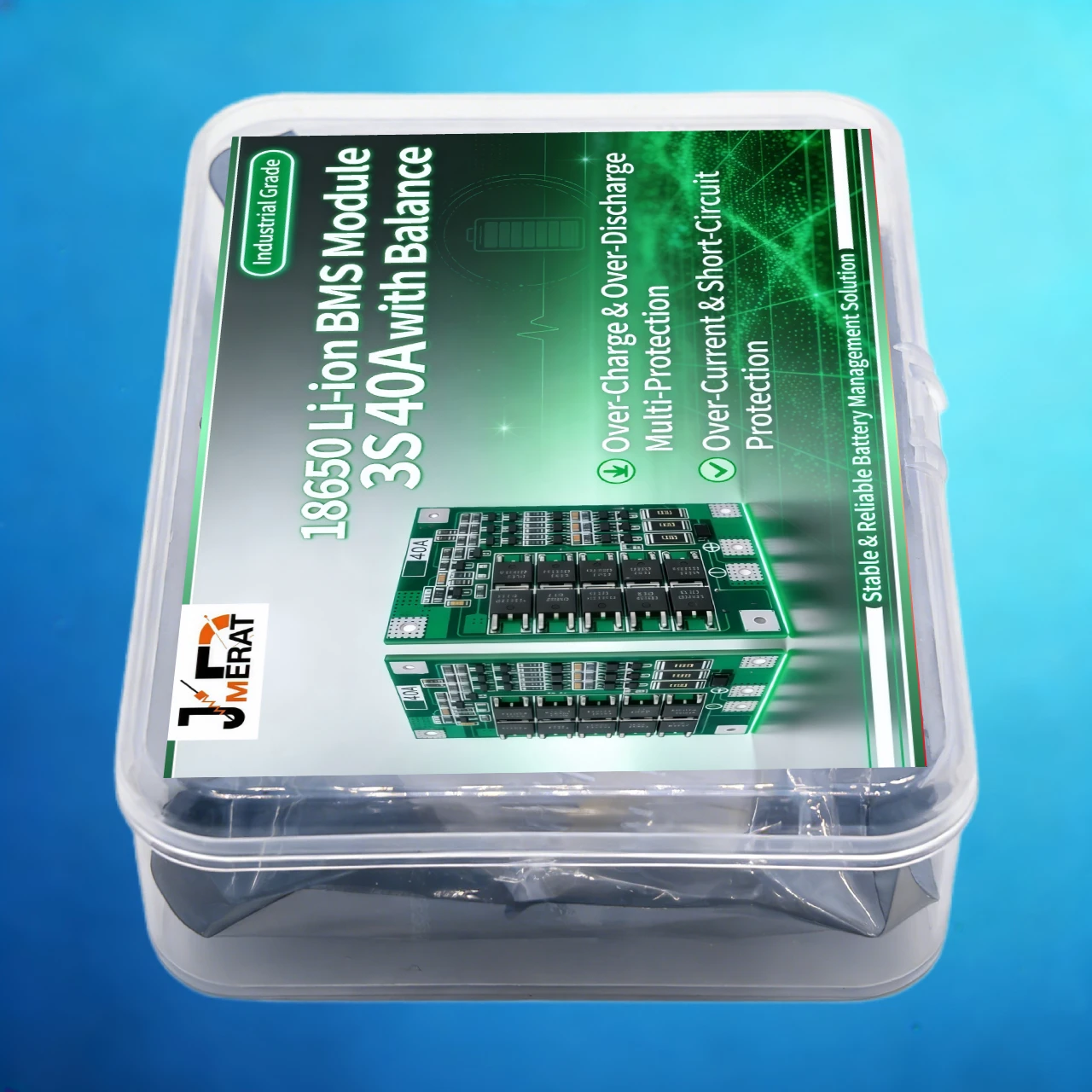 3pcs/Box 3S 40A BMS 18650 Li-ion Battery Protection Module with Balance Over Charge Discharge Short Circuit Protection