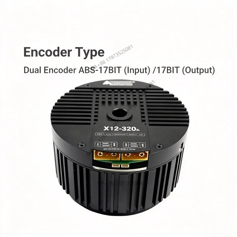 MT RMD-X12-320 V4 High Torque 320N.M 48V DC Brushless Motor with EtherCAT CAN Interface for Humanoid Joints High