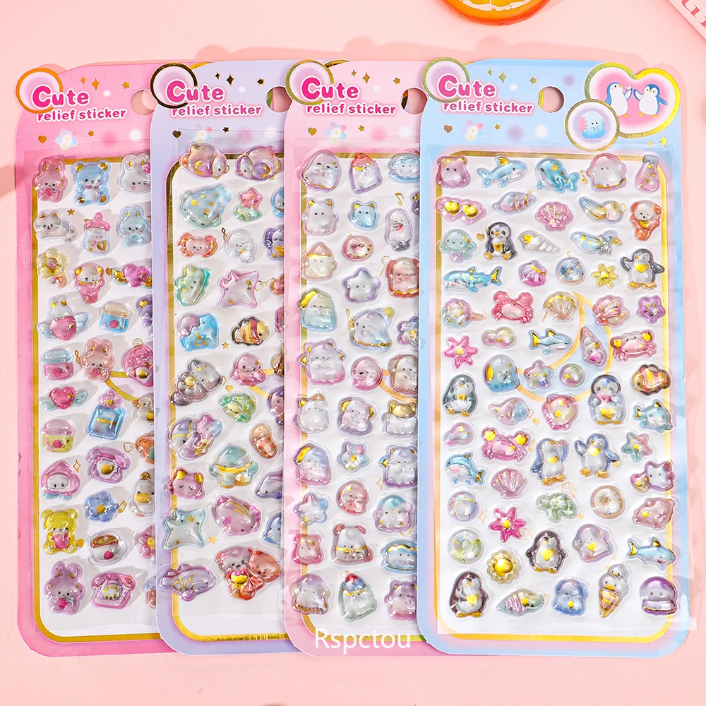 4-pecas-de-adesivos-3d-de-cristal-kawaii-com-gato-coelho-e-urso-decalques-tridimensionais-de-animais-marinhos-para-caderno-e-telefone