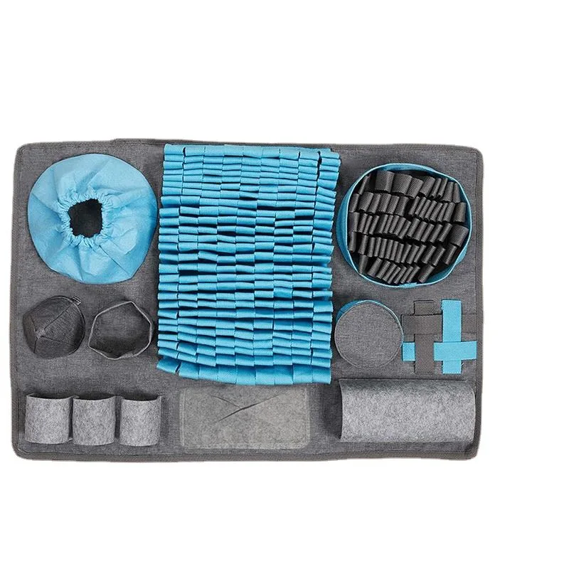 New Sniffing Mat Foraging Mat Dog Training Anti-choking Game Mat Interactive Food Hiding Mat Machine Washable Dog Accessories