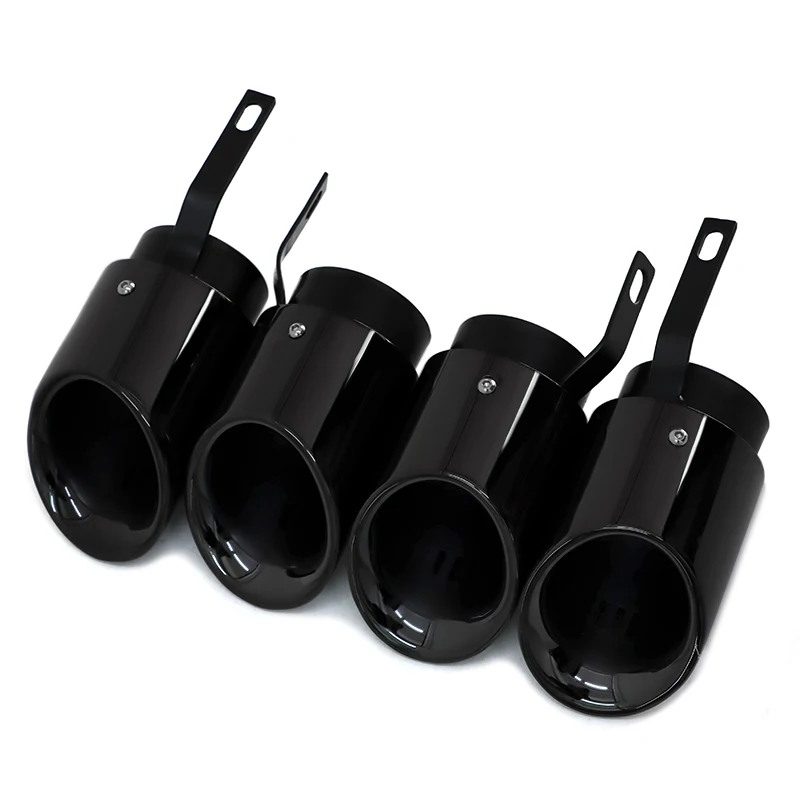 

4 pcs Car Exhaust Tailpipe for Porsche Macan GTS 2.9T 2014-2020 Replacement Muffler Tailpipe Exhaust System Nozzle