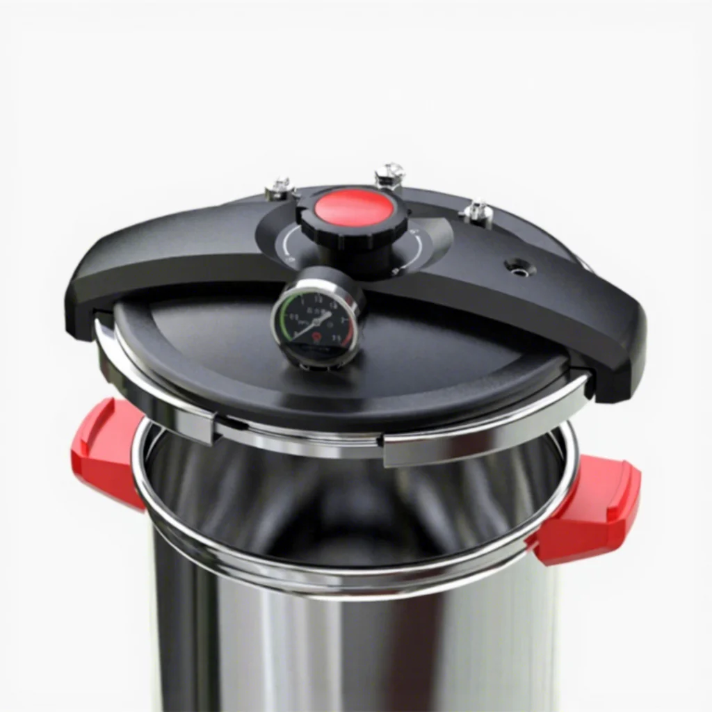 JINGZHONG JZ-ZY260 high temperature and high pressure stainless steel portable autoclave 8L-24L capacity 2KW power 128