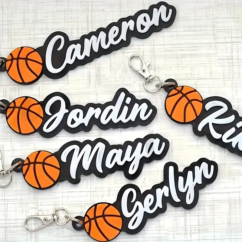 Custom Team Sports Tag Backpack Keyring for Back-to-School Season - Unique Coach and Player Gift  Christmas Present for Boyfrien