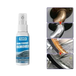 30ml multiuso removedor de ferrugem spray superfície de metal pintura cromada manutenção do carro ferro em pó limpeza super removedor de ferrugem mais limpo