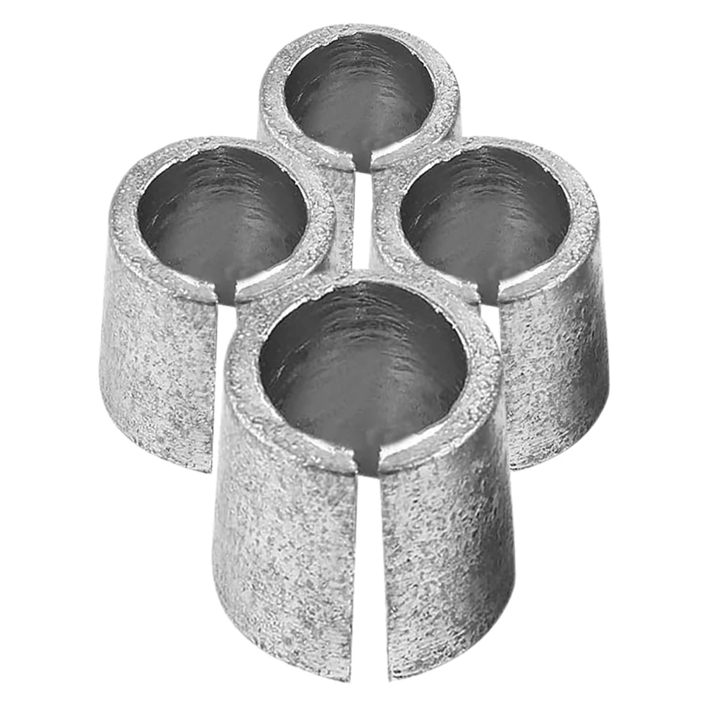 

4pcs Terminal Post Adapters Universal Car Anode Sleeves Metal Shims Durable Easy Install Ideal Fit Vehicles