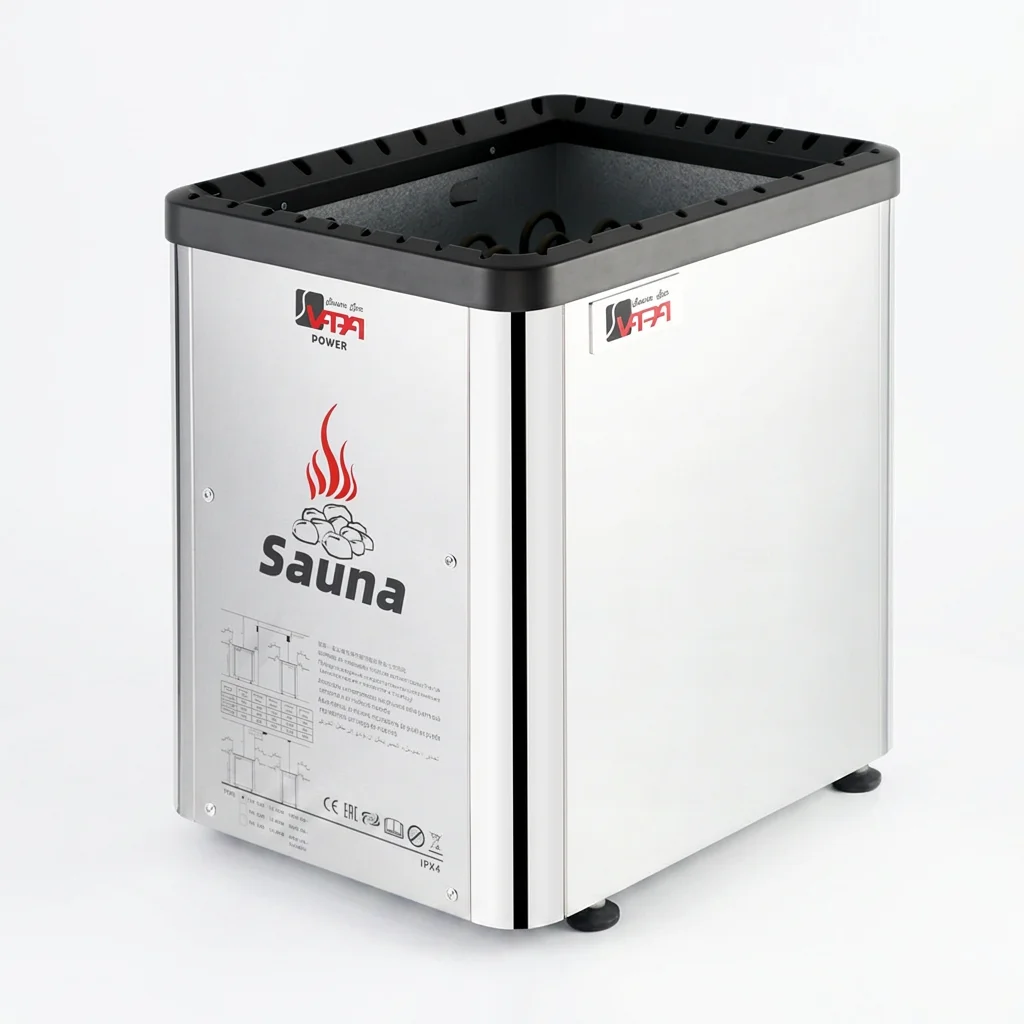 10.5KW Stainless Steel Electric Sauna Heater Freestanding Ground‑Mount Sauna Stove For Large Sauna Room