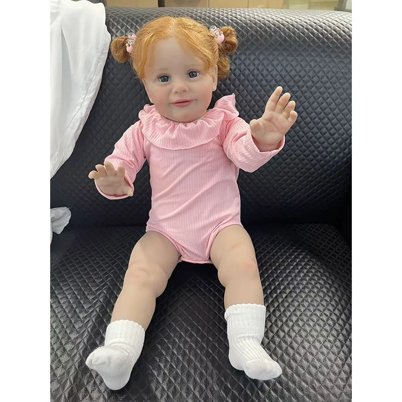 66cm リボーンドール 幼児 女の子 ゾーイ 根付いた髪 26インチ コットンボディ 高品質 手描き人形