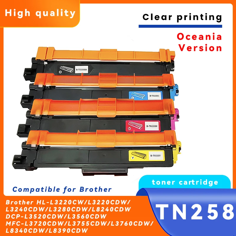 

Картридж с тонером OC TN258 TN259, совместимый для Brother DCP-L3520cdw L3560cdw MFC-L3755 L3760 L8390 HL-L3240cdw L3280cdw L8240cdw