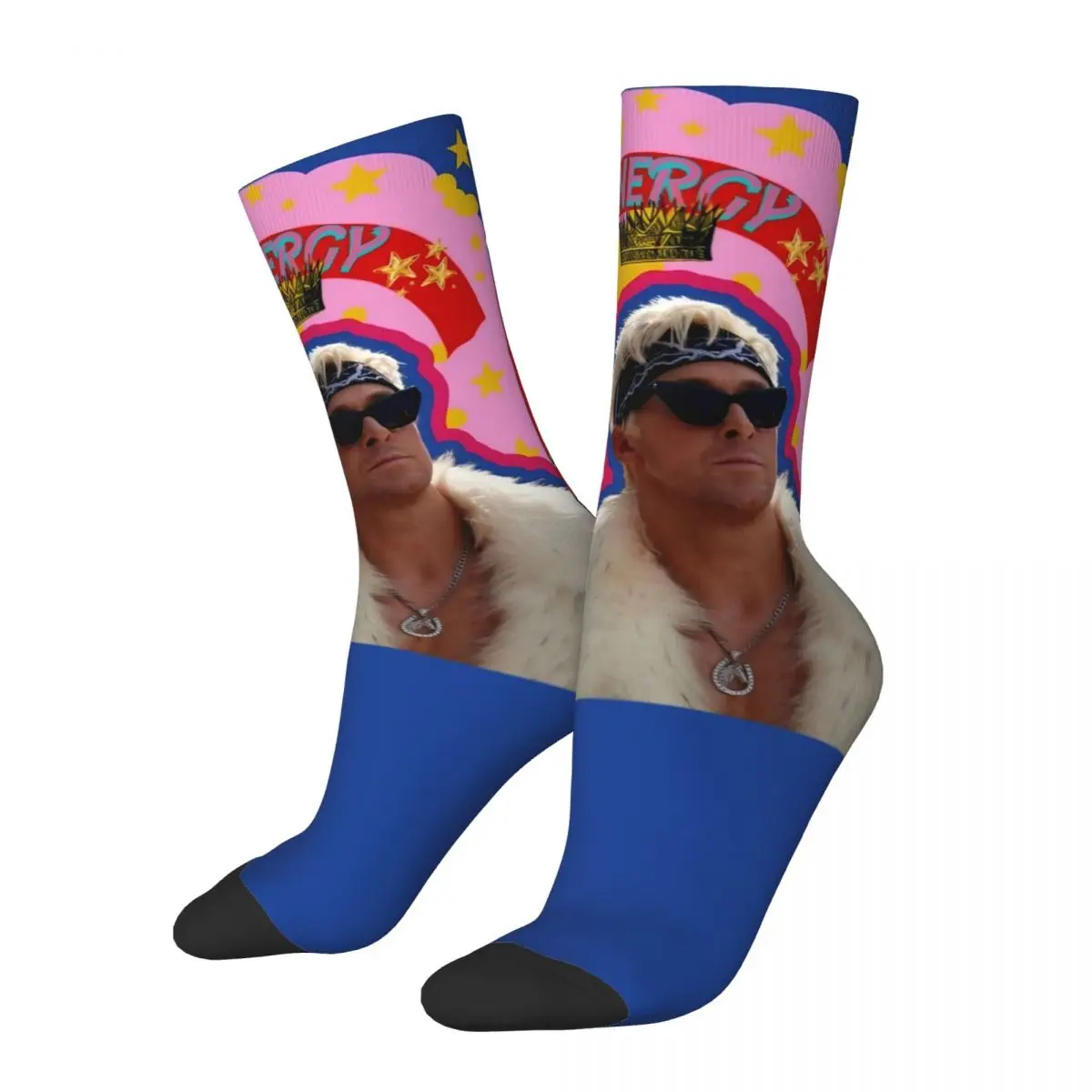 

Women I Am Kenough Socks Warm Casual Cool Ryan Gosling Socks Novelty Merchandise Middle TubeSocks Wonderful Gifts