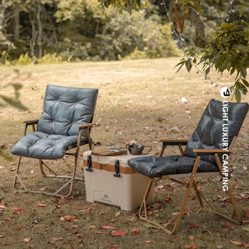 

Camping Home Heating Chair Cushion Outdoor Camping Leather Cushion Warm Chair Cover Sofa Cushion