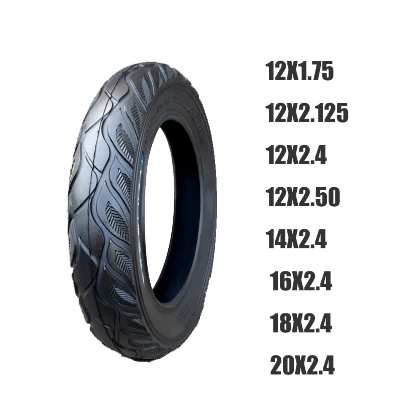 12X1.75 12X2.125 12X2.50 12X2.4 14X2.4  16x2.40 12/14/16 inch children's tire Two wheel Folding bicycle inner outer tires