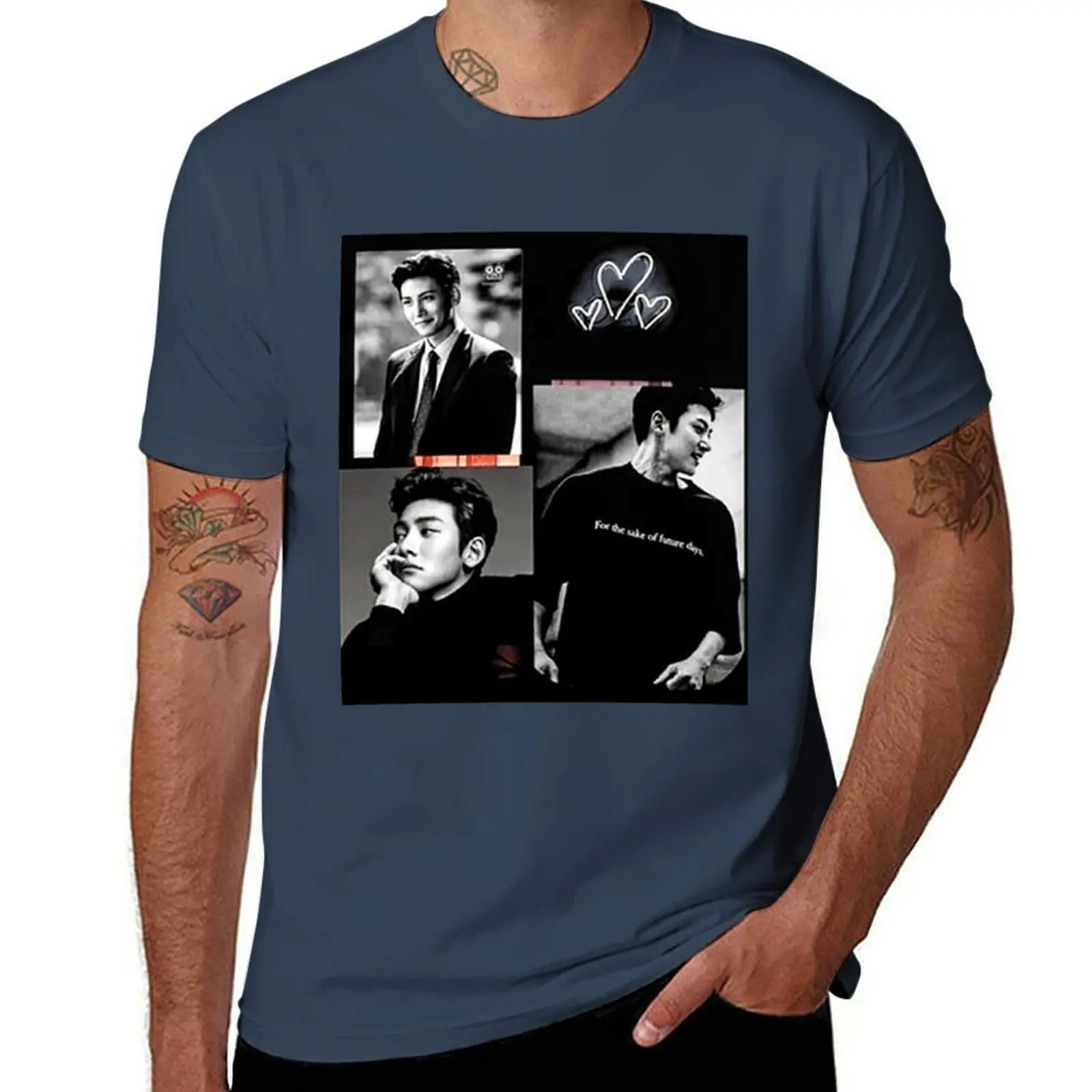 Ji Chang wook T-Shirt Summer Casual Loose T-Shirt