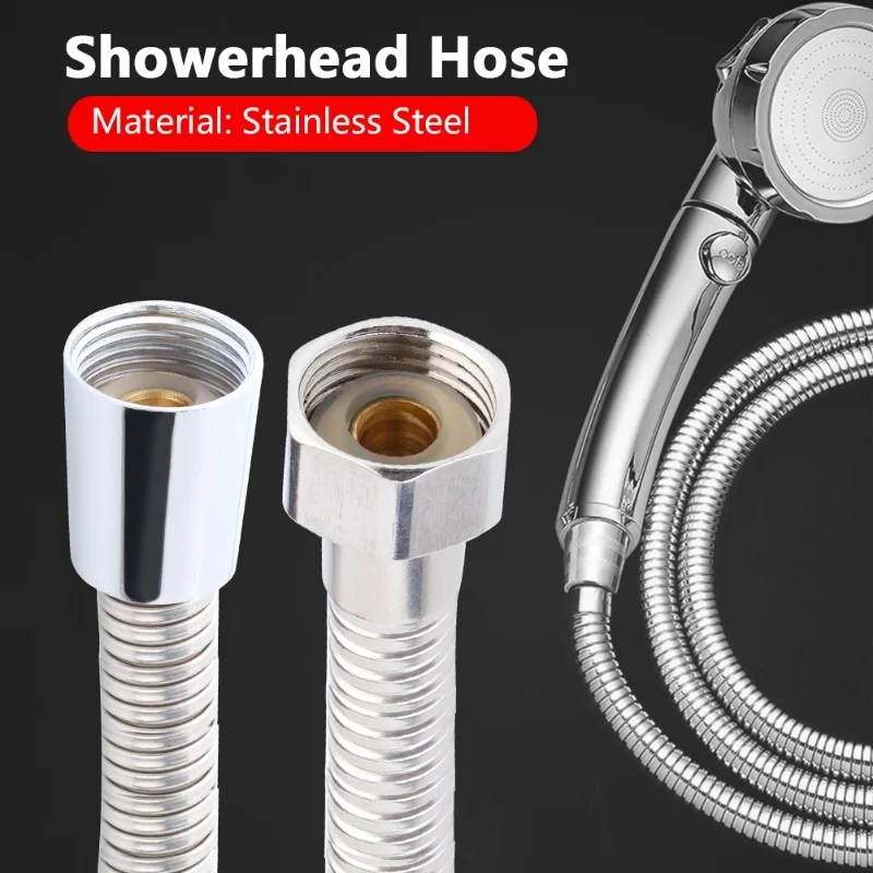 Accessori da bagno di ricambio per tubo doccia lungo antideflagrante in acciaio inossidabile da 3 metri