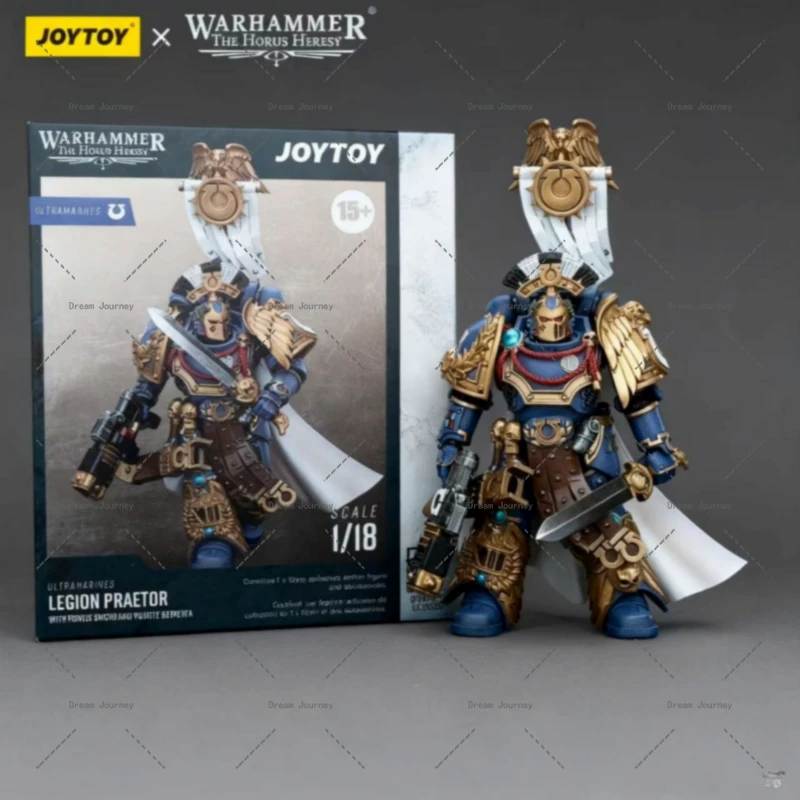 

JOYTOY Warhammer 40k 1/18 Ultramarines Legion Praetor with Power Sword and Volkite Serpenta Action Doll Toy Collection