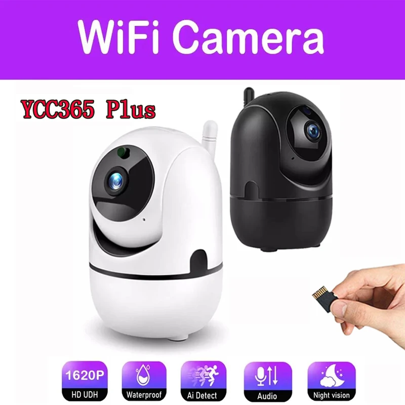 

IP-камера YCC365 Plus Беспроводная с поддержкой Wi-Fi, 1080P