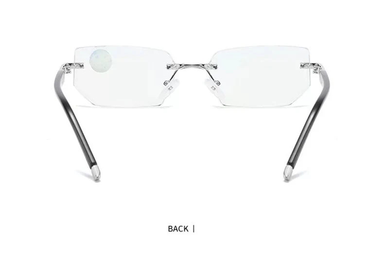 Anti Blau Lesebrille Diamant Schneiden Randlose Brillen Männer Anti Müdigkeit Hyperopie Presbyopie Brille +1,5 – Detail 4