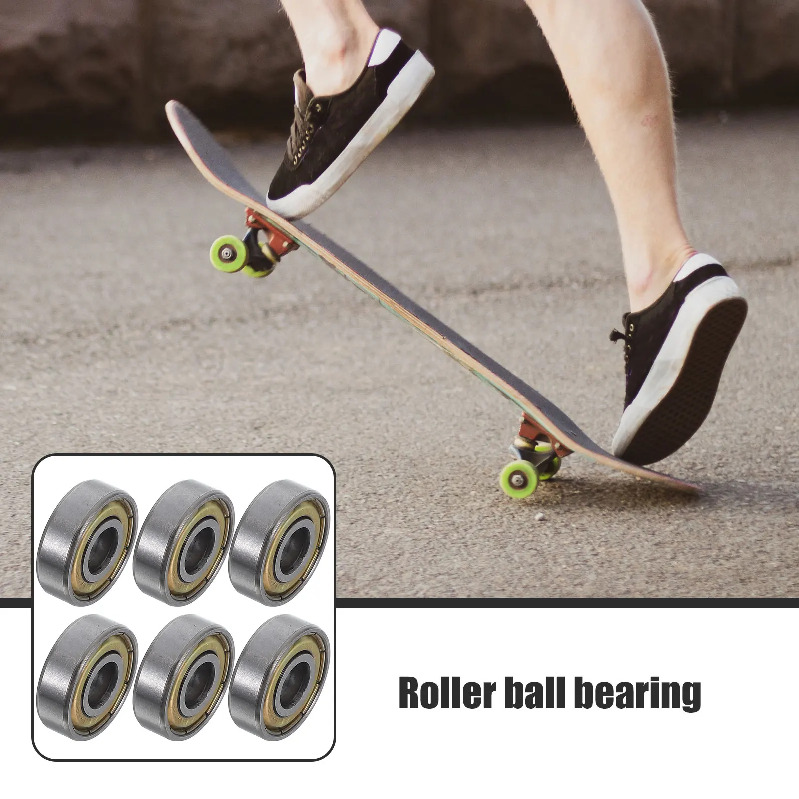 

30pcs Skateboard Miniature Ball Roller Carbon Steel Bearings Parts Smooth Operation Bearings Wheels