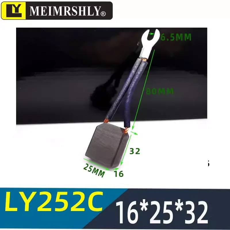 

2 шт., электрические детали для вилочных погрузчиков, двигатель, угольная щетка, ходьба, гидравлическое рулевое управление, двигатель постоянного тока, угольная щетка 16*25*28