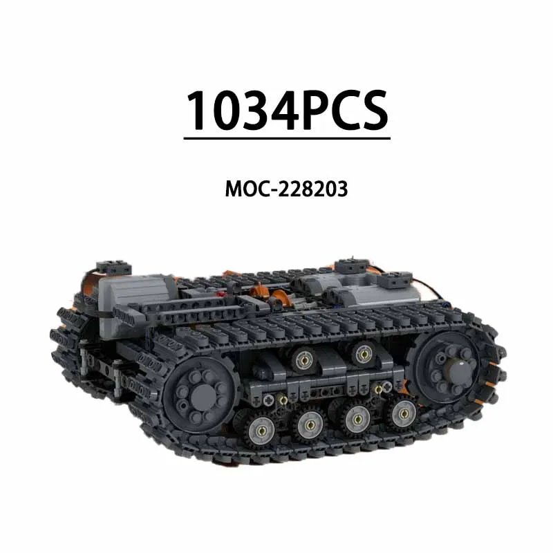 

MOC-228203 Wasteland Crawler Tractor Model, 1034 Pieces, Birthday Gift, Boys' Christmas Toy, Gift, Building Block Toy