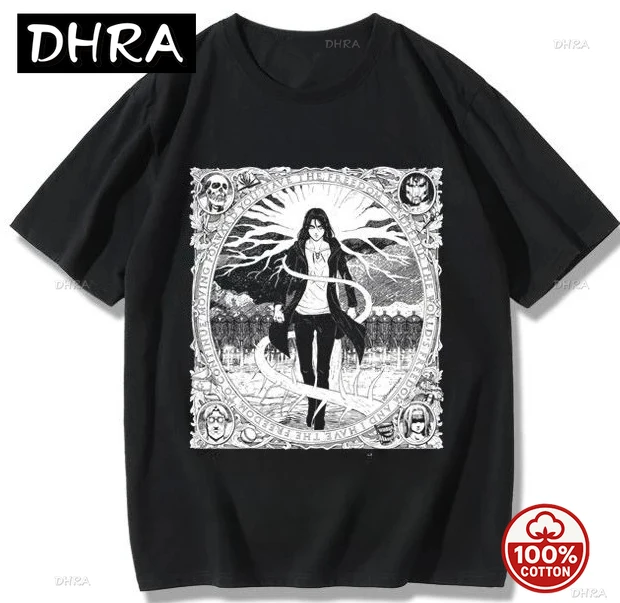 

Women's T-shirt JapaneseAnime Casual Fashion T Shirt Summer Cotton T-shirt Streetwear Breathable Tops Tshirt Men Women's Casual