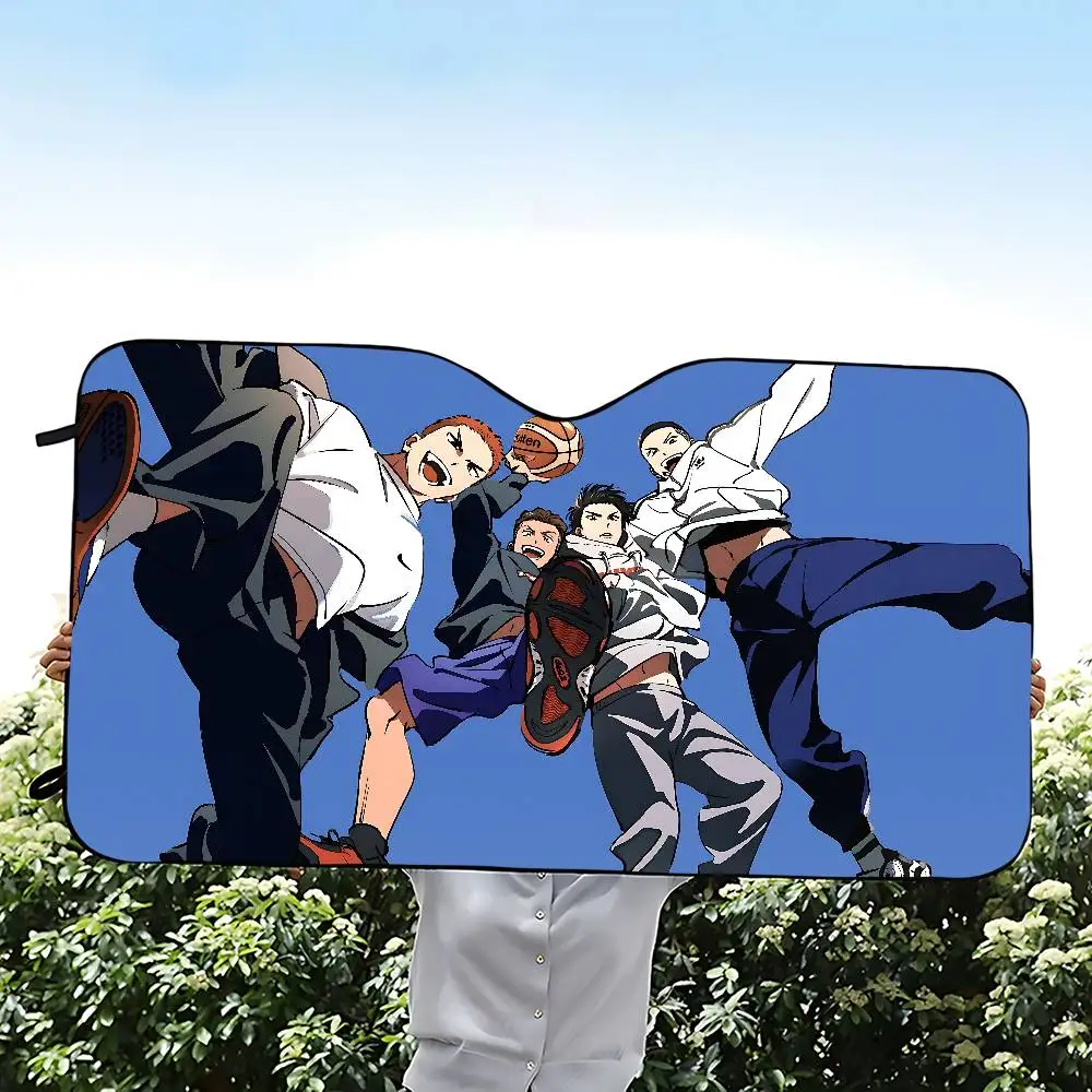 Anime S-Slam Dunk Stylish And Trendy Windshield Sunshade, Car Windshield Cover, Car Sunshade Curtain, Car Sun Protection Cover view 6