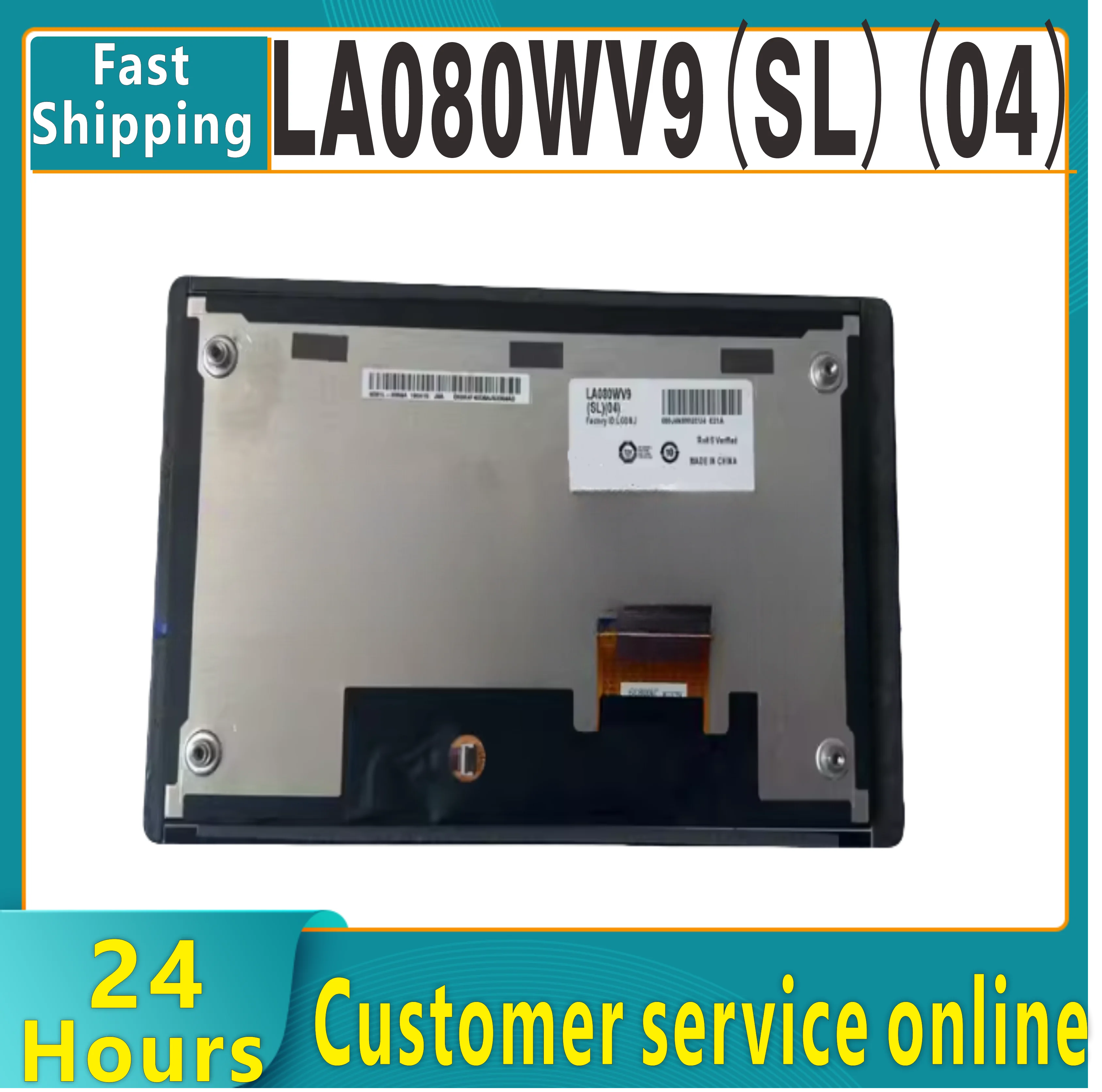 Frete Gr tis, Nova Marca Original 8.0" pantalla Lcd La080wv9 ( (La080wv9 ( (