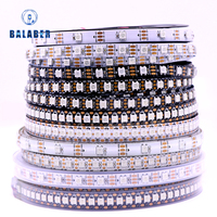 WS2812B Led Strip 5v 30/60/74/96/144 Leds Smart RGB Pixel Strip Black/White PCB IP30/65/67 WS2811 IC Led Light 1m/2m/3m/4m/5m