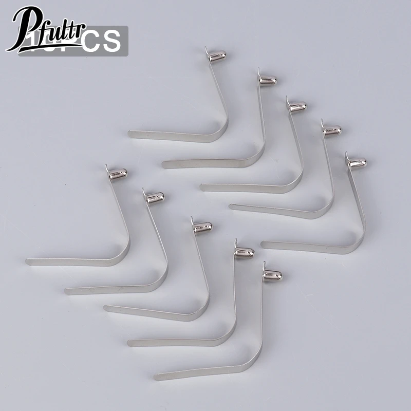 

10Pcs Pipe Single Button Snap Locking V Type Caravan Steel Kayak Paddle Spring Clip Push Clamp Tent Pole Pin