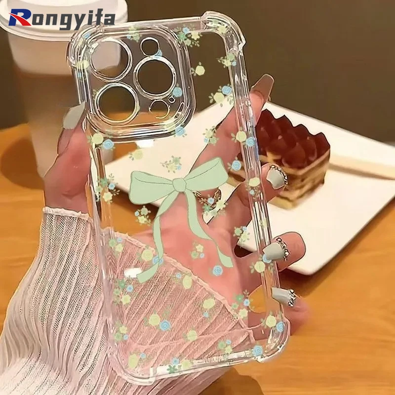 

For iQOO Z10 Z10R Z10X Z9 Turbo Z9X Z9S Z8 Z8X Z7 Z7X Z7i Z6 Pro Lite Z6X Z5 Z5X Z5i Z3 Z3i Phone Case Cute Bow Cat Soft Cover