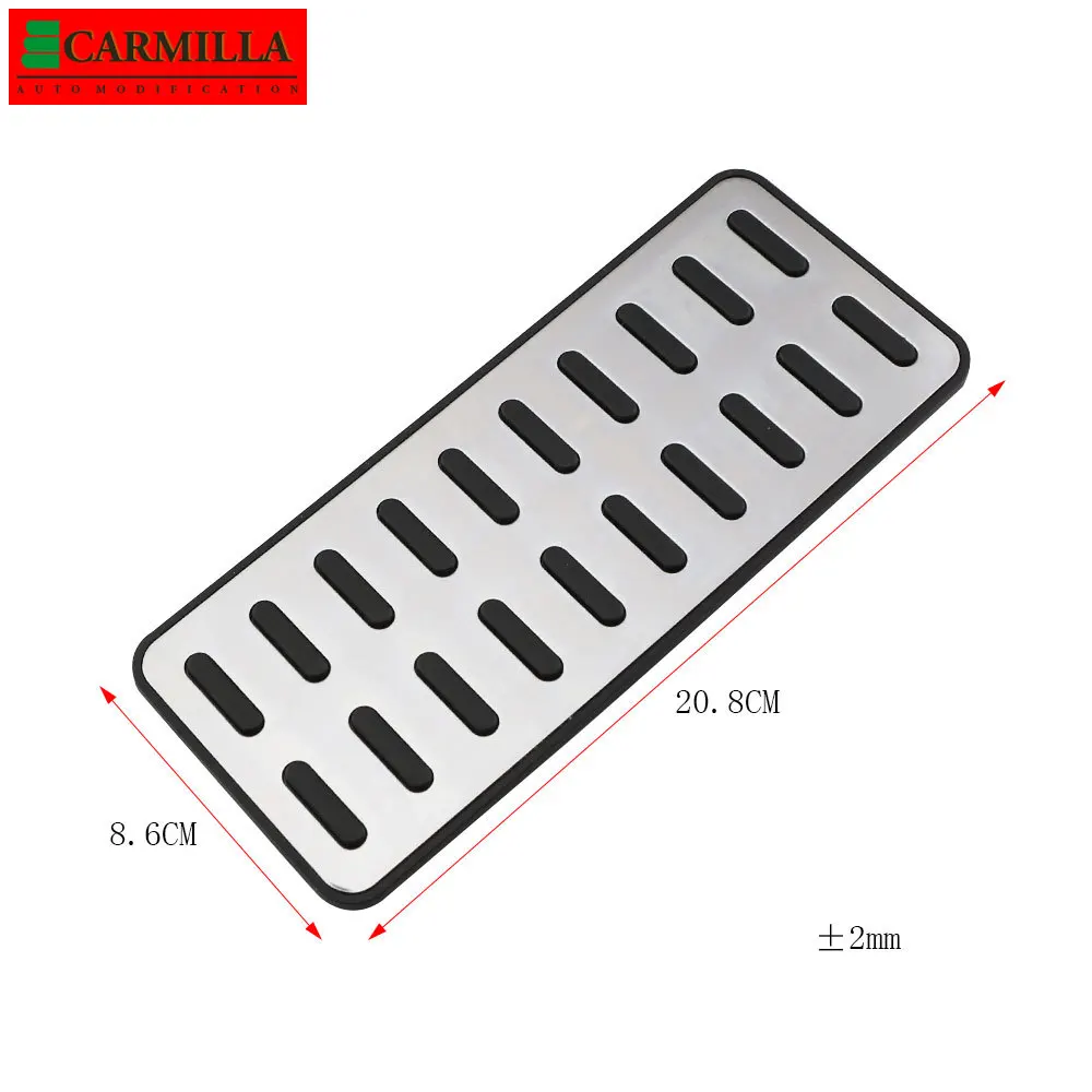 Carmilla – pédale de repose-pieds pour Hyundai KIA, pédale de repos en acier inoxydable, adaptée à tous les modèles de voitures Hyundai Kia