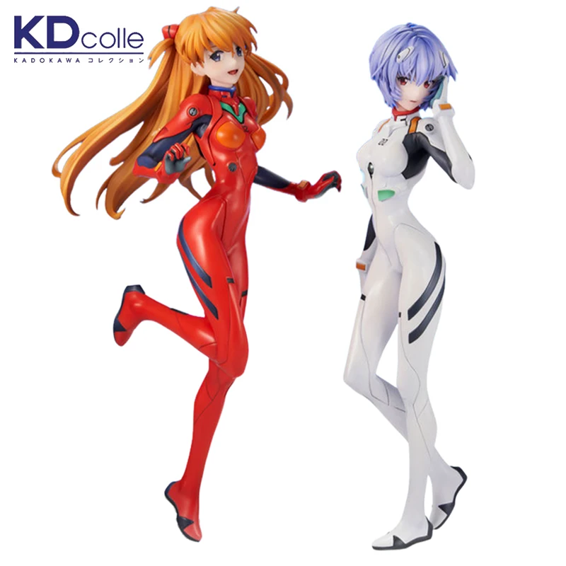 

Genuine Original Kdcolle Asuka Langley Soryu & Ayanami Rei NEON GENESIS EVANGELION Anime Figure Collectible Dolls Statuette Gift