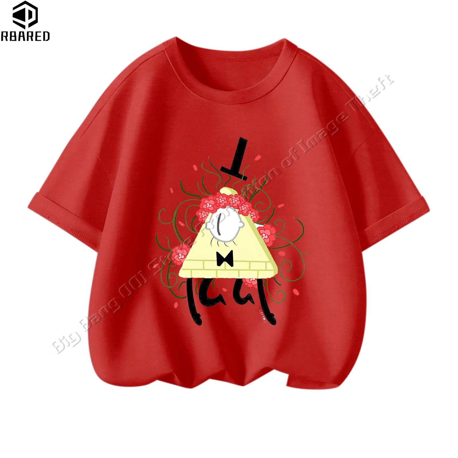 100% Cotton Clothes Child Girl Gravity Falls 2024 Summer Children\'s T-shirt Trend Brand Popular Tops Stitch Top Shirts Clothing
