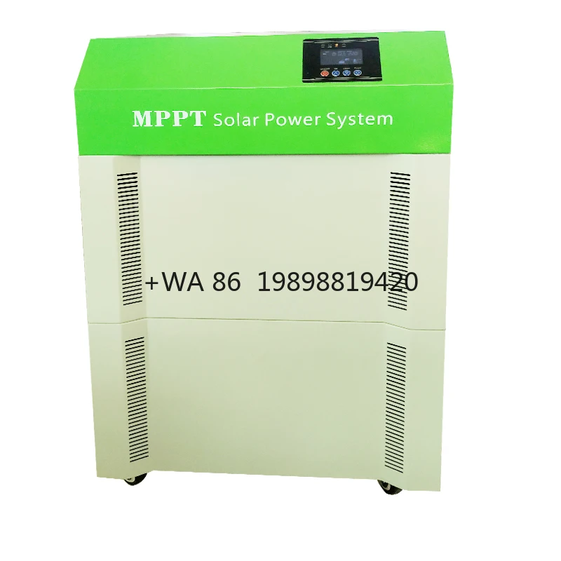 Factory Direct Off-grid 5000W 48VDC 60A Complete Solar Portable Generator With Panel