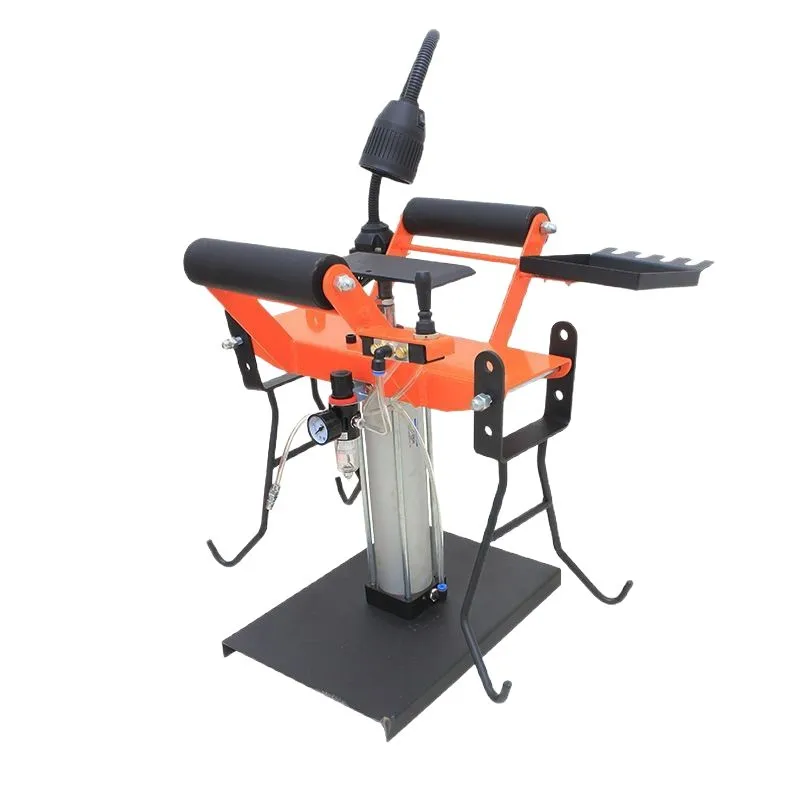 Vertical Pneumatic Tire Spreading Machine Compact Tire Repair Tool For Buffing And Patching Work Stable Efficient Convenient
